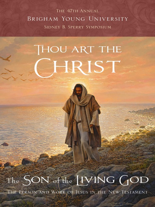 Cover image for Thou Art the Christ, the Son of the Living God